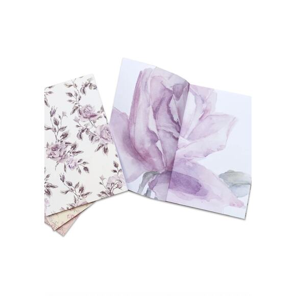 LoveShackFancy Rose Printed Blank Paper Notebooks-Choose 1 of 4 Different Styles - Picture 2 of 5